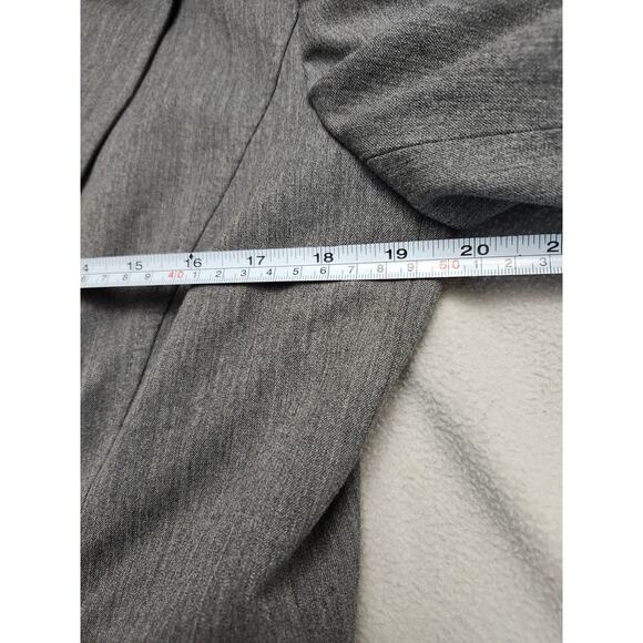 Tahari ASL One Button Gray Suit Jacket Size 10 Double Pocket Career - Picture 8 of 9